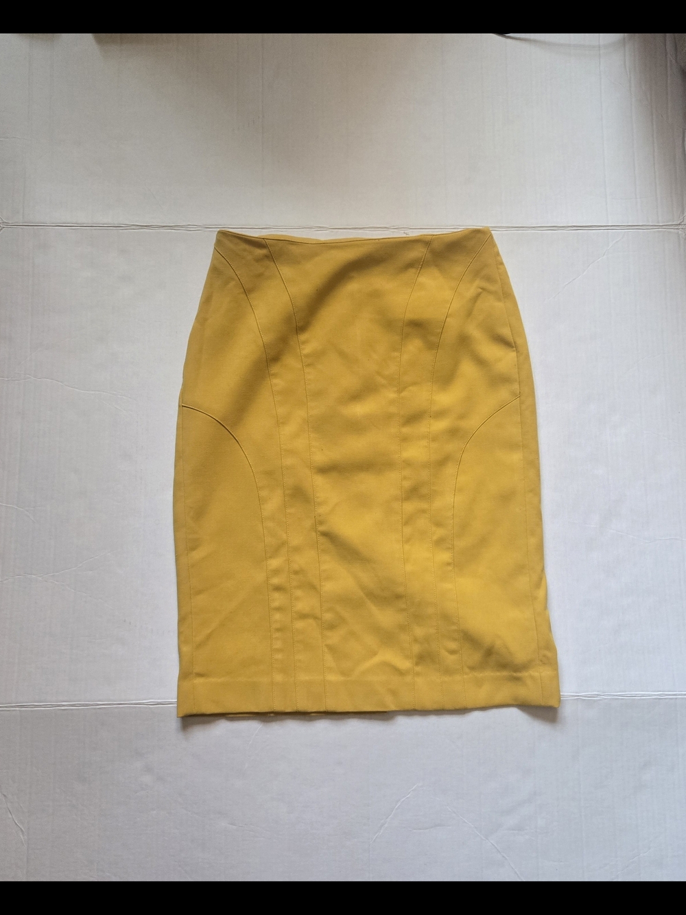Banana Republic Mustard Yellow Pencil Skirt